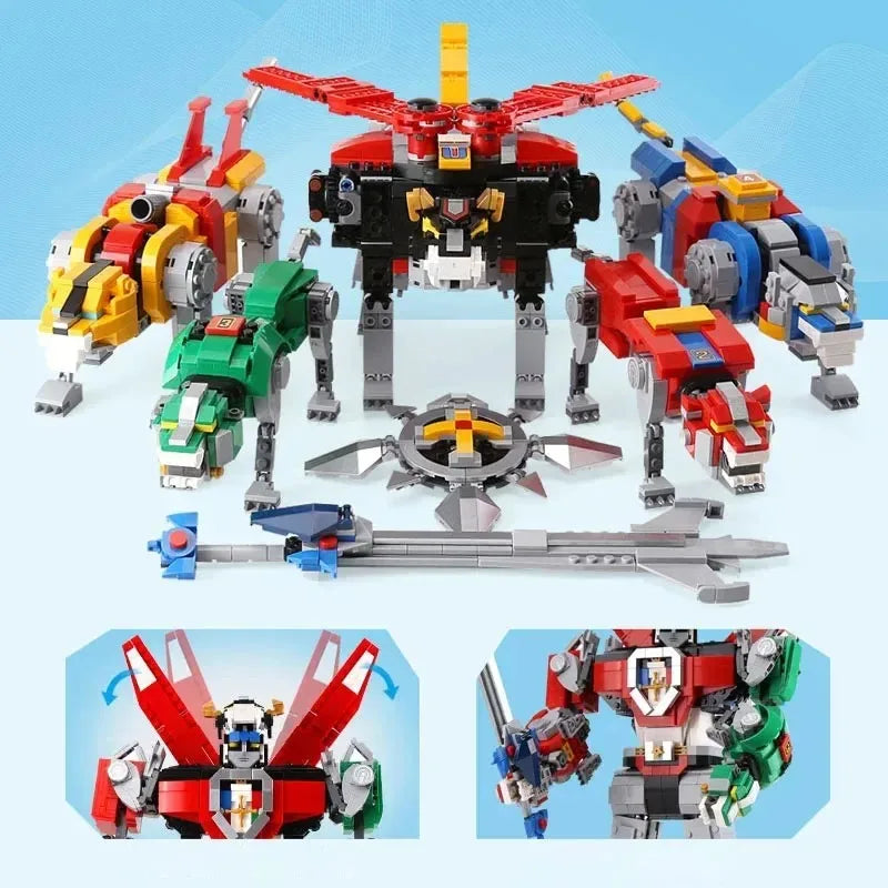 Voltron Defender of the Universe - Educational Building Blocks, Great Gift!