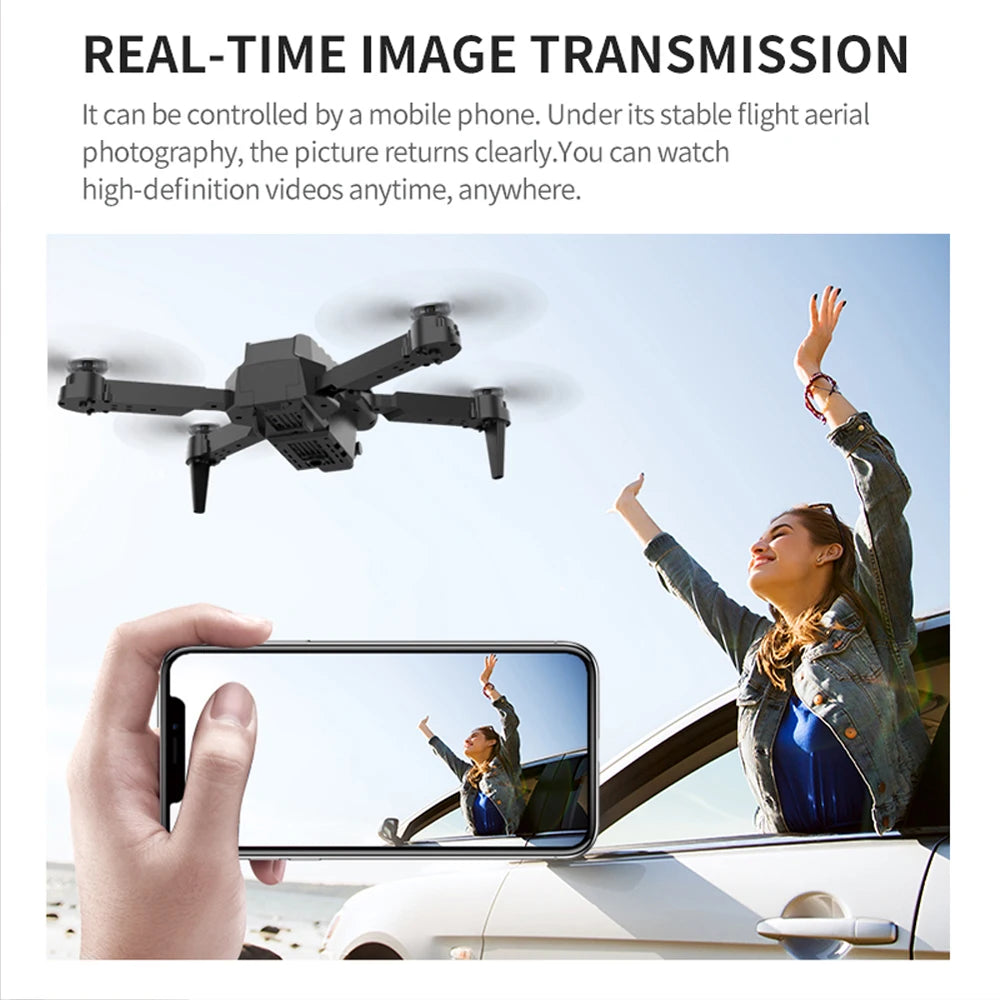 RC Mini Drone 4k Professional HD Dual Camera FPV Drones With Camera HD 4k