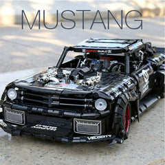 1655PCS Technical Ford Mustang V2 Car Building Blocks Bricks Vehicle Toys