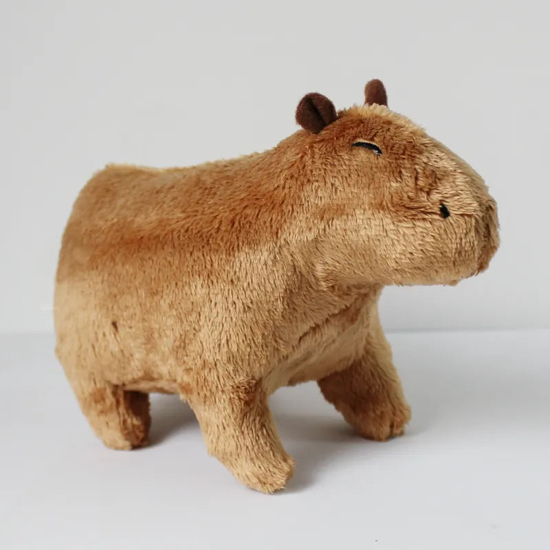 18cm Simulation Capybara Stuffed Animals Plush Toy Fluffy Capybara Doll Soft Toy For Kids