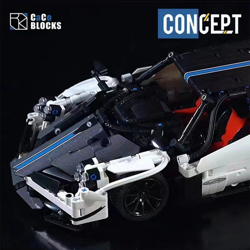 1443PCS Technical Pagani Zonda Sport Car Model Building Blocks Vehicle Toys