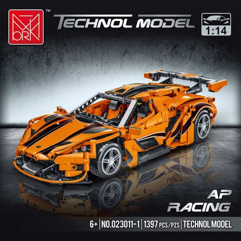 1397pcs Technical Apollo Sun God Super Racing Car Building Blocks Vehicle Toys