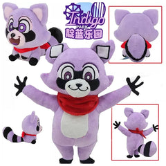 25CM Indigo Park Rambley the Raccoon Plush Anime Plush Doll Bear Pillow Toys