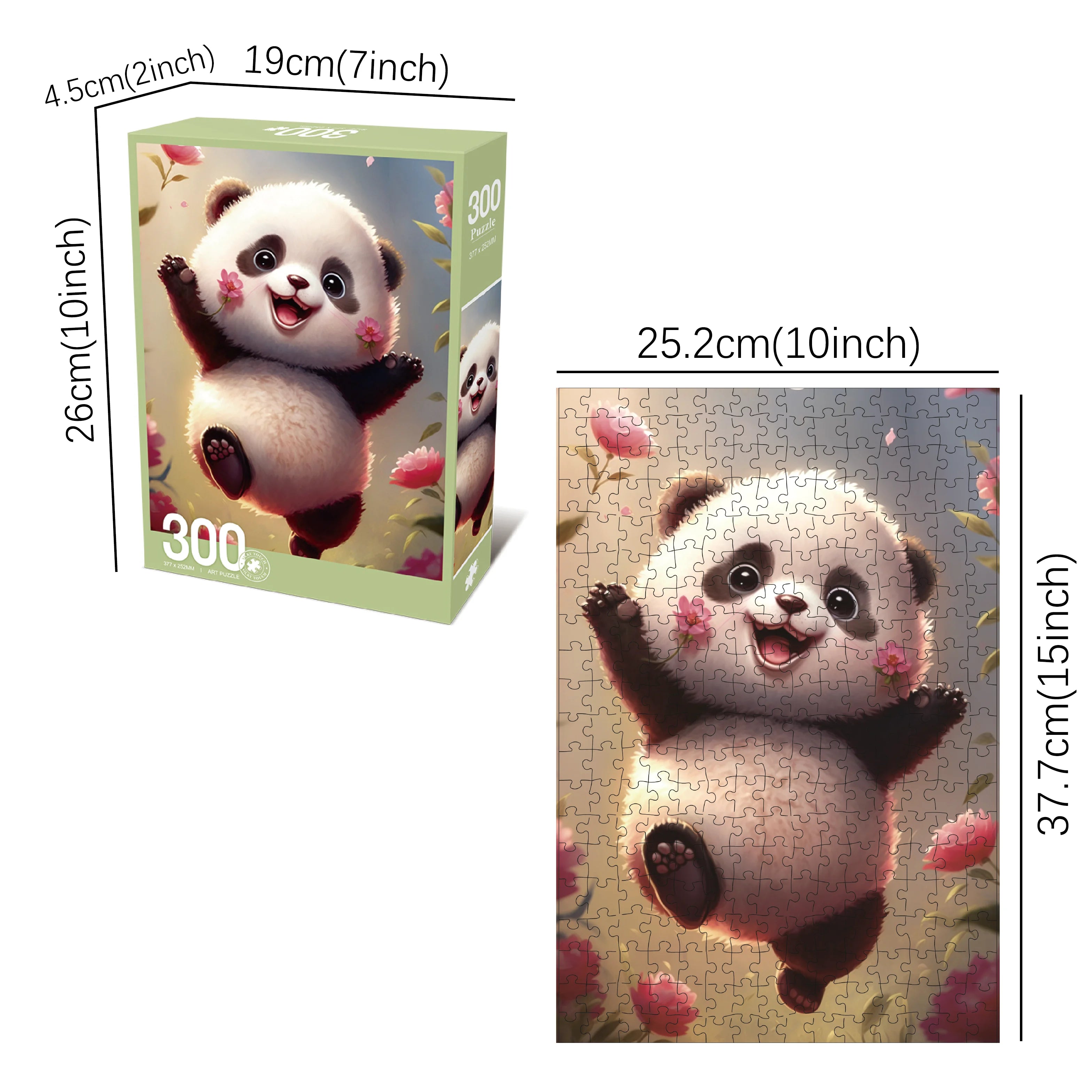 Build The Paper Beautiful Little Panda – Jigsaw Puzzle Toy!