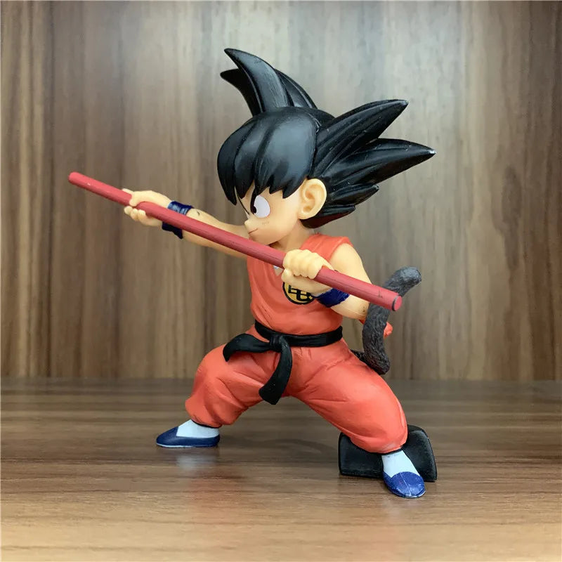 12cm Naa Anime Dragon Ball Z Son Goku Kid Classic Scenes PVC Action Figure