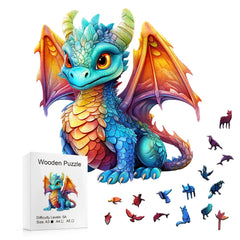 Build The 3D Wooden Beautiful Dragon – Animal Jigsaw Puzzle Toy!