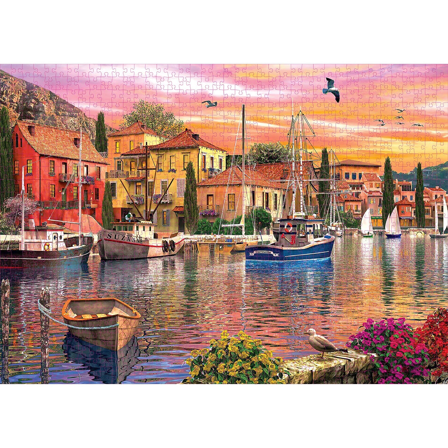 Build The Paper Mediterranean Harbor – Jigsaw Puzzle Toy!