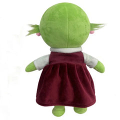 Cuddle with Nanalan Mona – Cute Green Alien Plush Cartoon Pillow Doll!