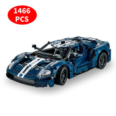 1466pcs Technical MOC 42154 Forded GT Muscle Sport Car Building Block Model Toys