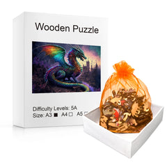 Build The Wooden Dragon King – Animal Jigsaw Puzzle Toy!