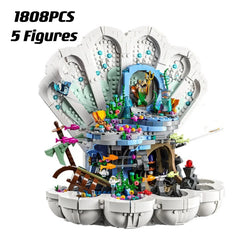 1808pcs Underwater Palace Dream Castle Building Blocks Building 43225 Bricks Toys