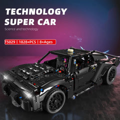 1828PCS Bat Car Building Blocks Technology Supercar Car Model Bricks DIY Toys