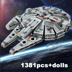 1381pcs Spaceship Building Blocks Stars Fighter Space Ship 75105 Bricks Toys