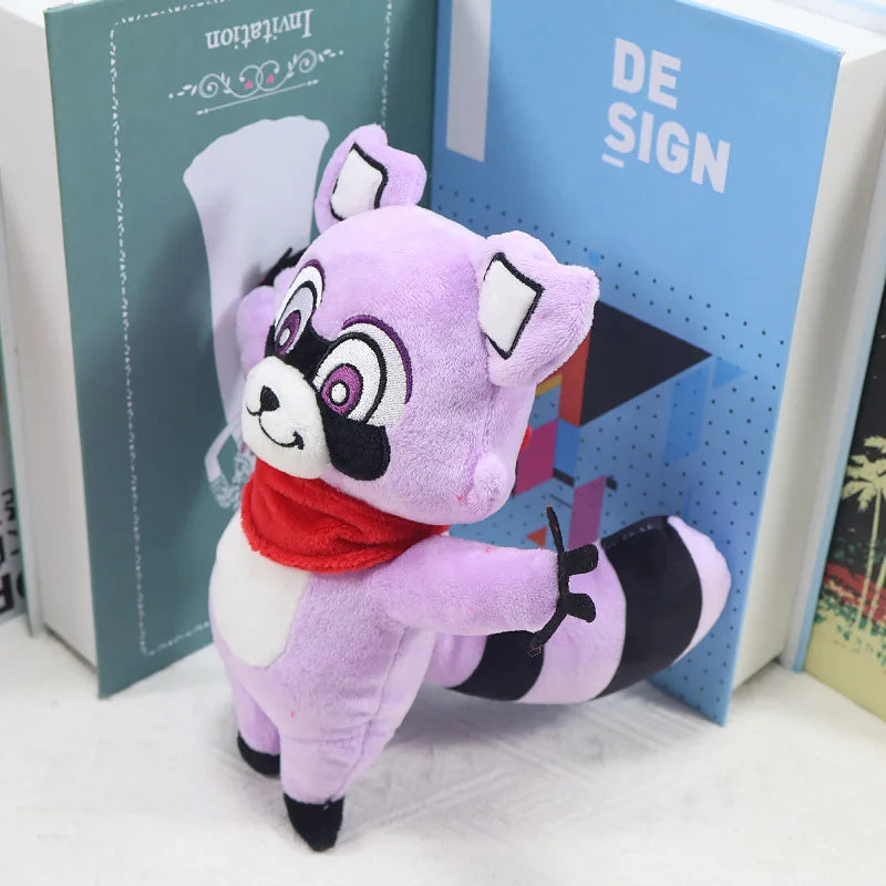 25CM Indigo Park Rambley the Raccoon Plush Anime Plush Doll Bear Pillow Toys