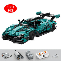 1391pcs Technical Supercars Model Building Blocks Vehicle Racing Car Bricks Toys