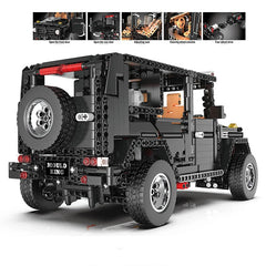 1641PCS Technical Ben Black G63 SUV Off-road Vehicle Building Blocks Bricks Toys