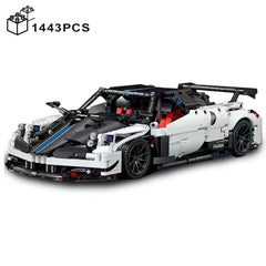 1443PCS Technical Pagani Zonda Sport Car Model Building Blocks Vehicle Toys