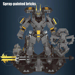 1588PCS Titan Samurai MECHA Model Building Blocks MOC Warrior Bricks DIY Toys