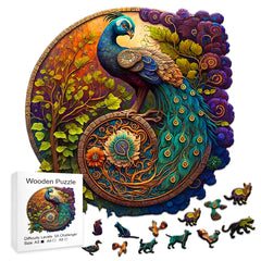 Build The 3D Wooden Beautiful Peacock – Animal Jigsaw Puzzle Toy!