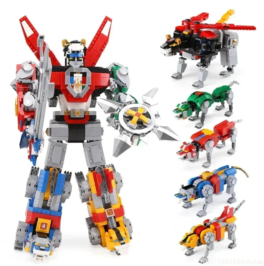 Voltron Defender of the Universe - Educational Building Blocks, Great Gift!