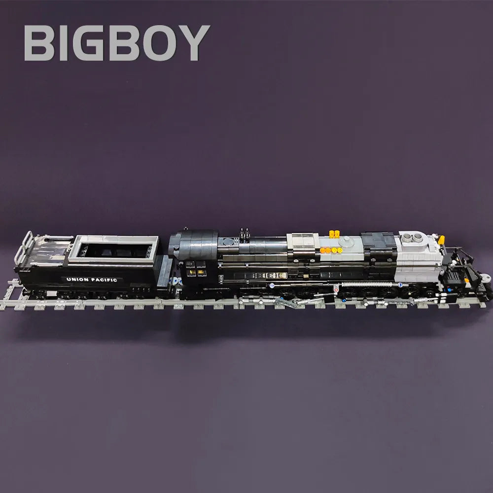 1608pcs The Bigboy Steam Locomotive Train Building Blocks Bricks MOC Toys