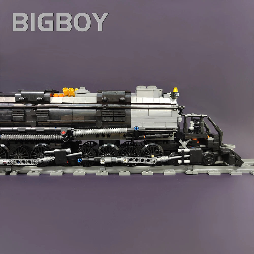 1608pcs The Bigboy Steam Locomotive Train Building Blocks Bricks MOC Toys