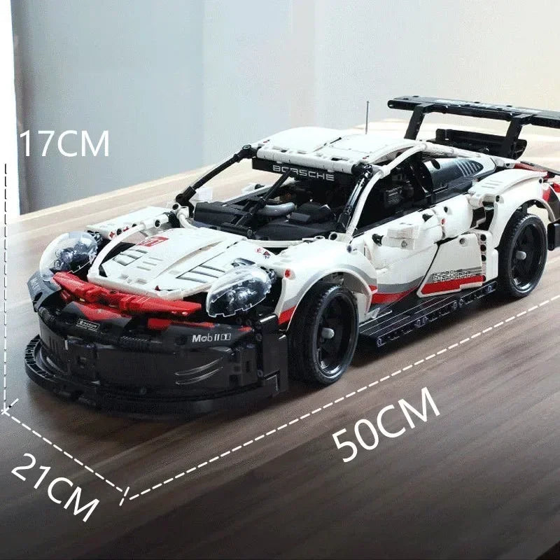 1580pcs Technical Porsche RSR Sport Car Building Blocks Bricks Vehicle Toys