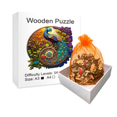 Build The 3D Wooden Beautiful Peacock – Animal Jigsaw Puzzle Toy!