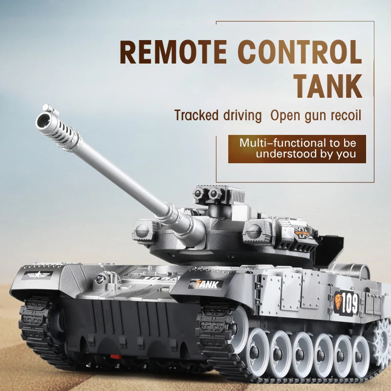 Command the RC M1 Leopard 2 Tank – Military War Battle Remote Toy!