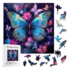 Build The Wooden Beautiful Butterfly – Animal Jigsaw Puzzle Toy!