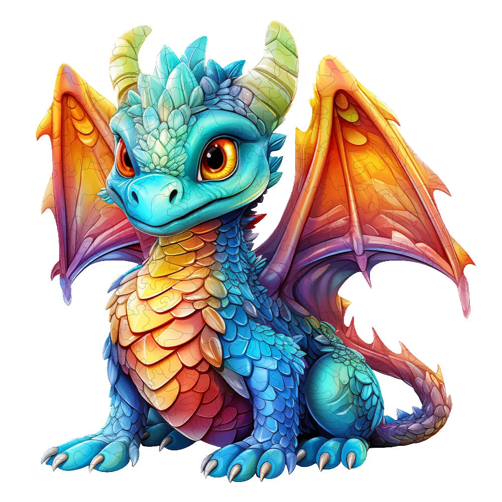 Build The 3D Wooden Beautiful Dragon – Animal Jigsaw Puzzle Toy!