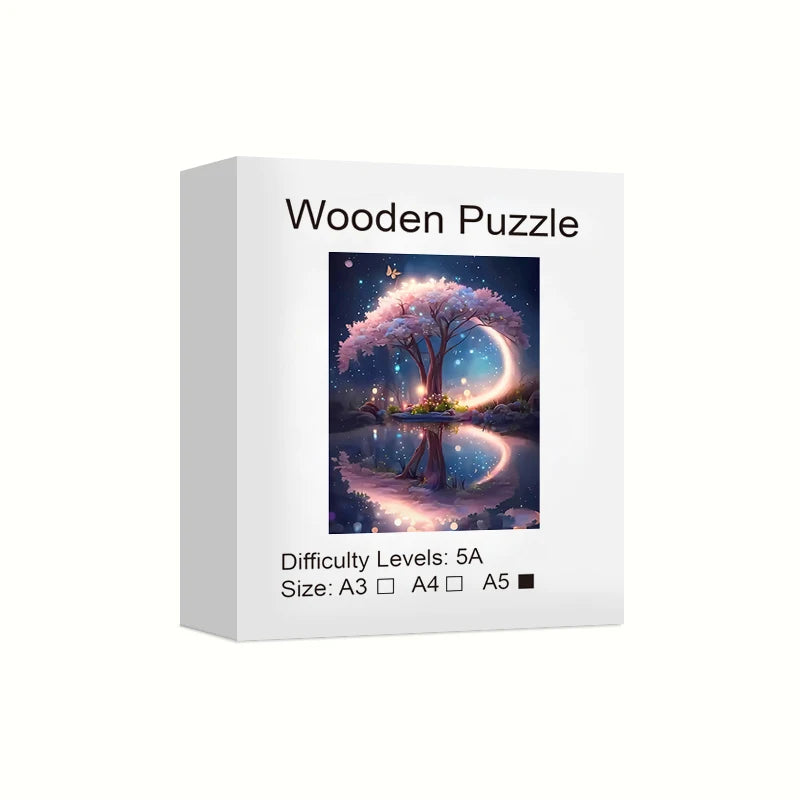 Build The Wooden Trees and Reflections – Jigsaw Puzzle Toy!