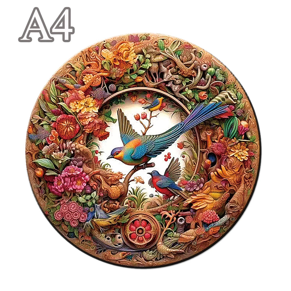 Build The 3D Wooden Beautiful bird –Jigsaw Puzzle Toy!