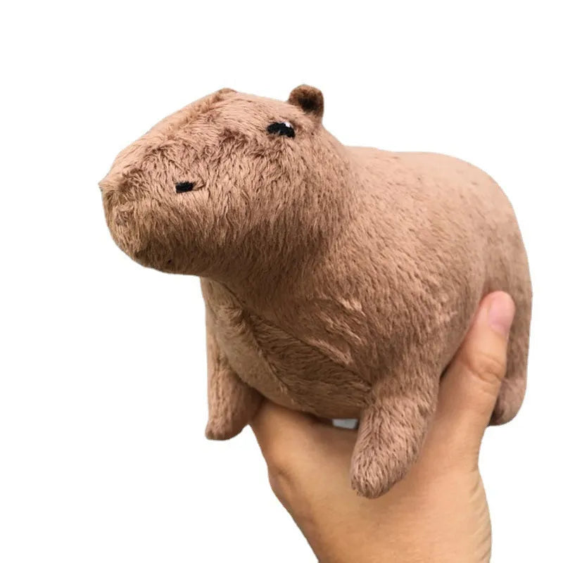 18cm Simulation Capybara Stuffed Animals Plush Toy Fluffy Capybara Doll Soft Toy For Kids