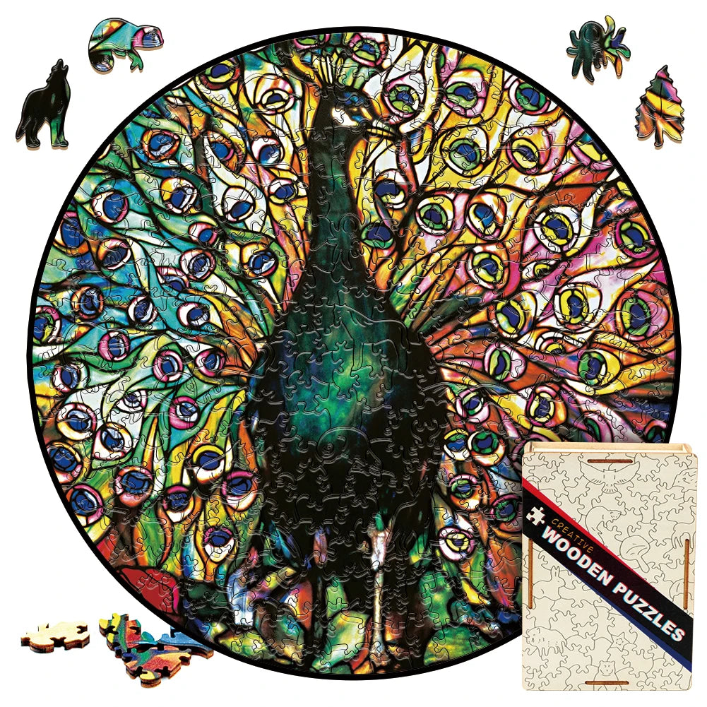 Build The Wooden Peacock – Animal Jigsaw Puzzle Toy!