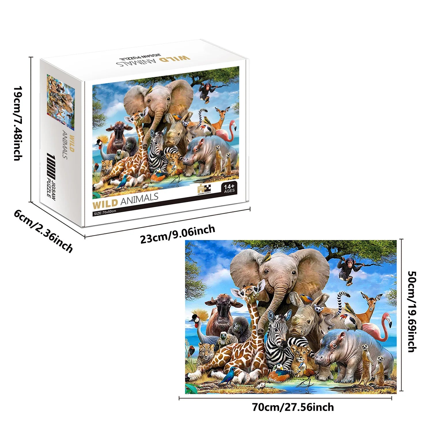 Build The Paper Animal World – Jigsaw Puzzle Toy!