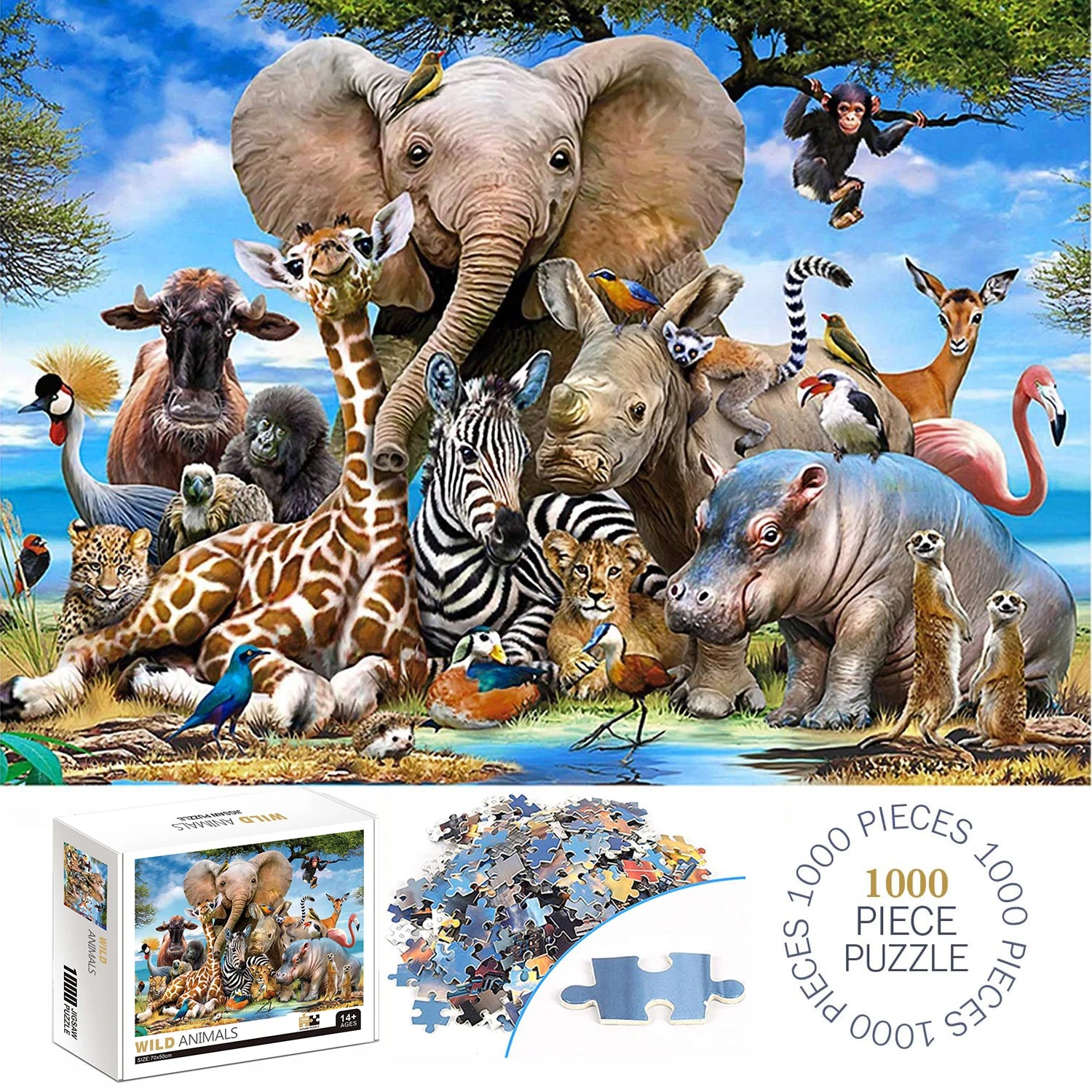 Build The Paper Animal World – Jigsaw Puzzle Toy!