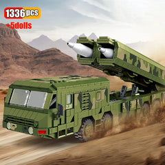 1336pcs DF-100 Cruise Missile Launching Vehicle Building Blocks Bricks Toys