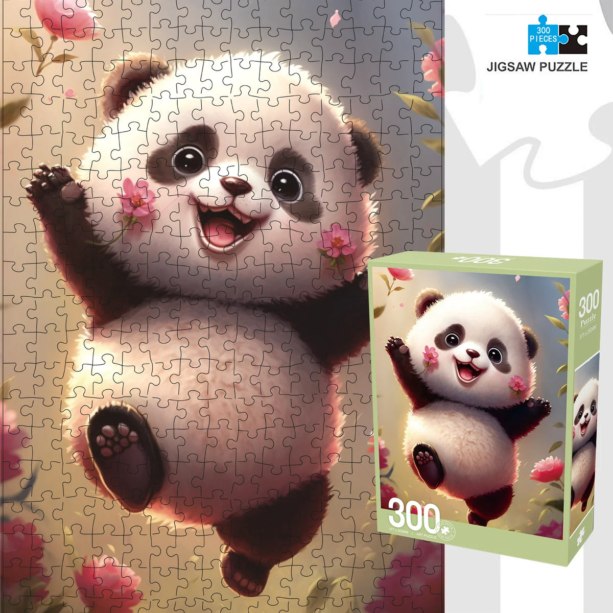 Build The Paper Beautiful Little Panda – Jigsaw Puzzle Toy!