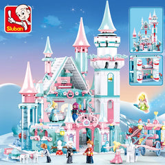 1314PCS Ice Snow World Series Building Blocks Magical Castle Bricks Set Toys