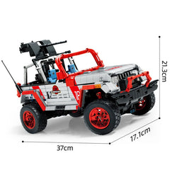 1614pcs Technical 4X4 Jeeps Wranglers Orv Model Car Building Block Vehicle Toys