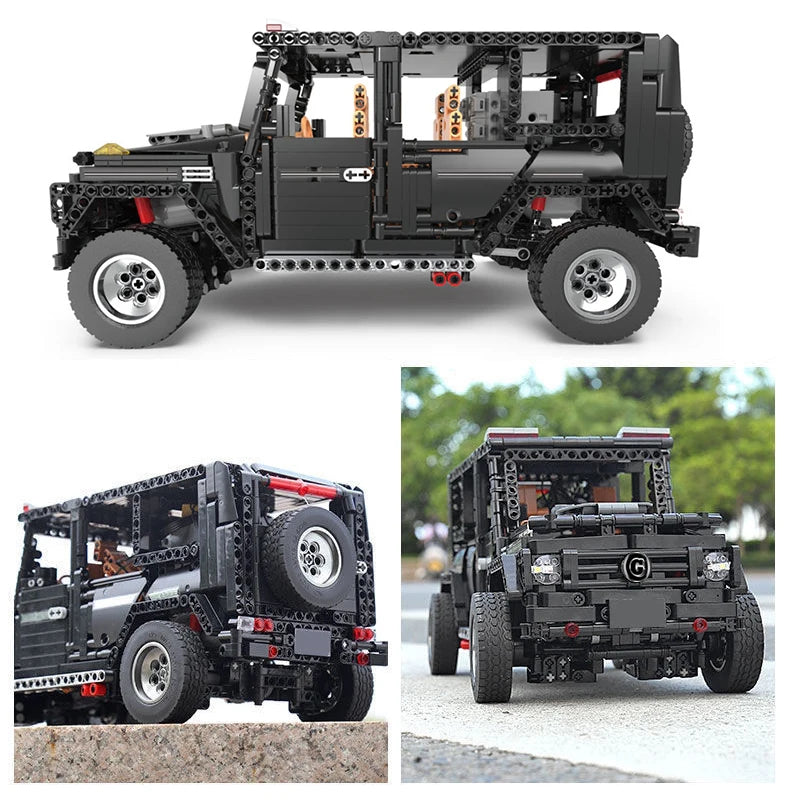 1641PCS Technical Ben Black G63 SUV Off-road Vehicle Building Blocks Bricks Toys