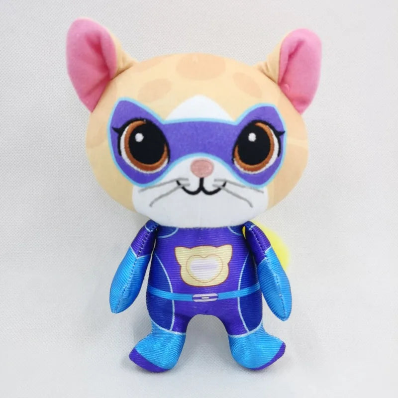 18cm Super Kitties Team Anime Soft Stuffed Plush Animal Doll Toys