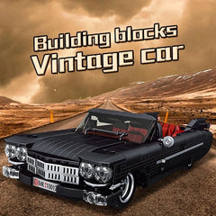 1245pcs Technical Original Retro Nostalgic Classic Car Building Block Bricks Toy