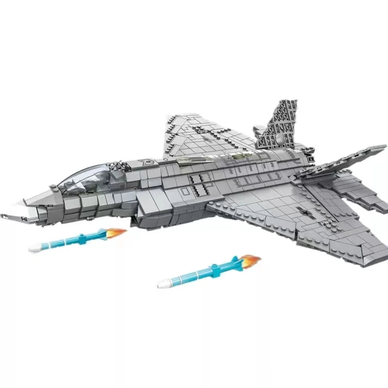 1355Pcs Military Battle Plane Army Fighter F-35 War Building Blocks Bricks Toys