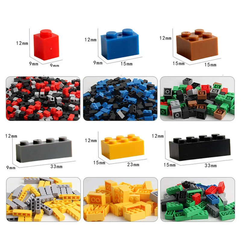1000 DIY creative building blocks bulk set Urban Classic building blocks educational toys