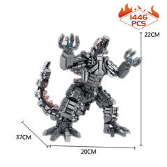 1446pcs Expert Dinosaur monster mecha Model MOC Building Block Bricks Toys