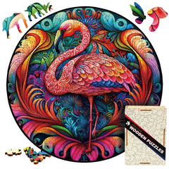 Build The Wooden Pink Flamingo – Animal Jigsaw Puzzle Toy!