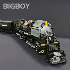 1608pcs The Bigboy Steam Locomotive Train Building Blocks Bricks MOC Toys