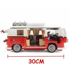 Build the Volkswagen T1 Camper Van – High-Tech Bus Blocks Toy Set!